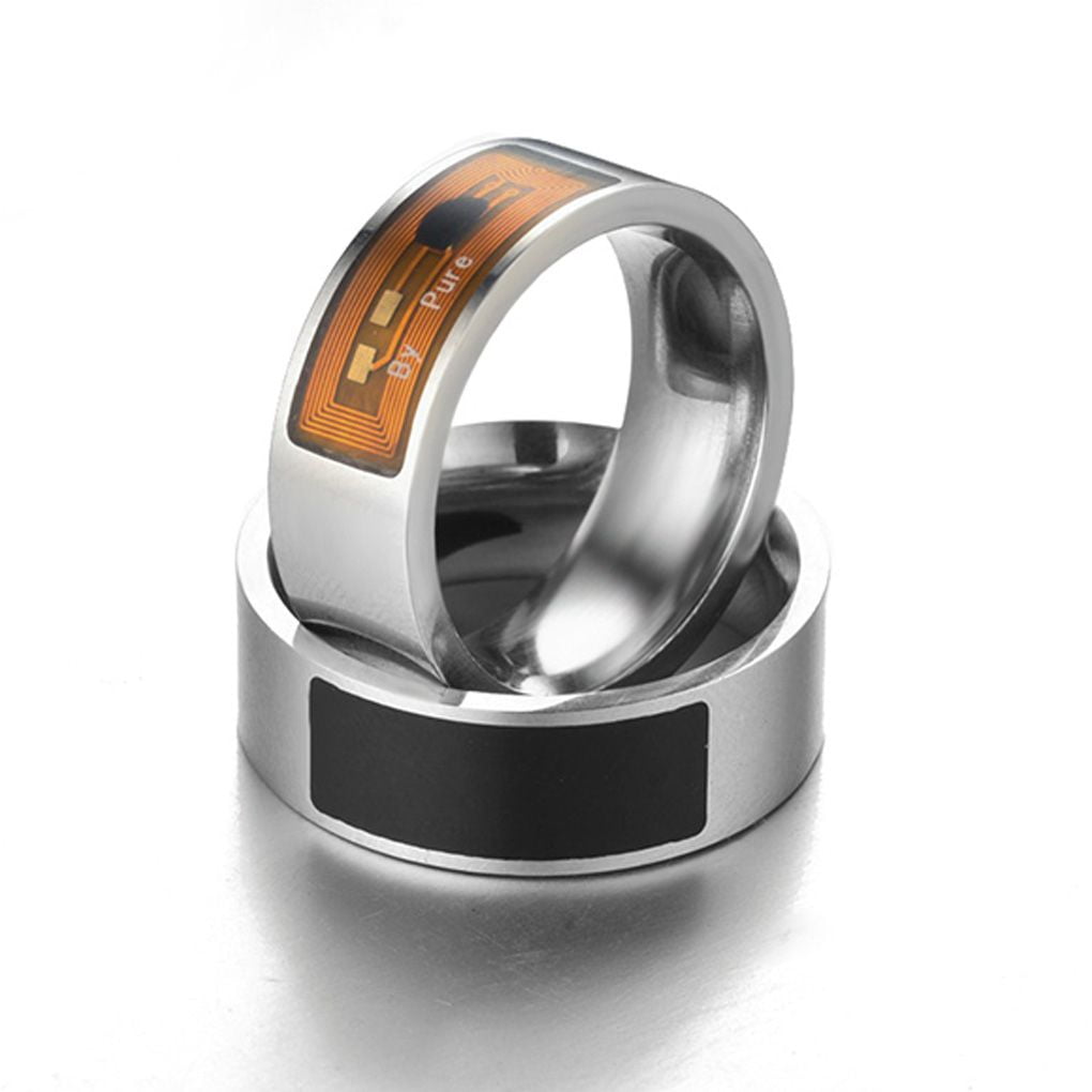 YUYOU Mens Ring NFC Smart Multifunctional Waterproof Magic Digital Ring Smart Home Accessories
